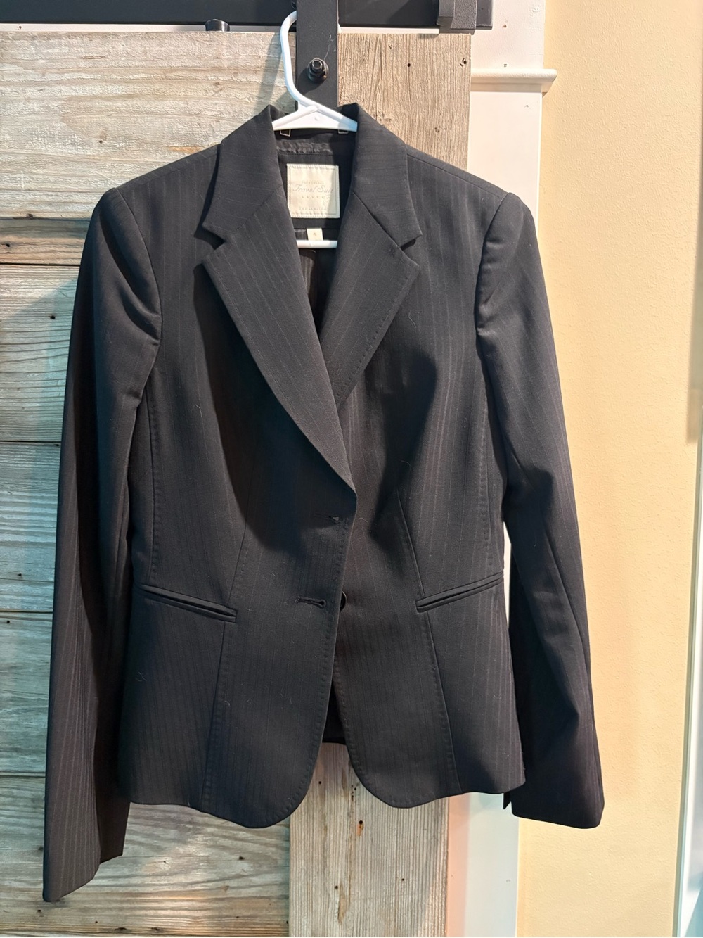 The Limited Black Pinstripe Women's Three Piece Suit